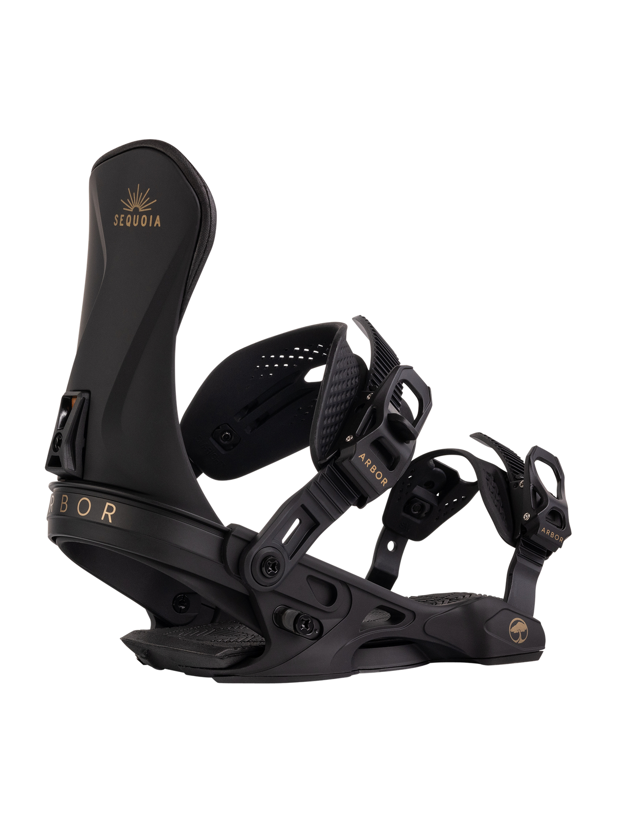 Arbor Sequoia Snowboard Bindings – Black/Gold — Sequoia Binding