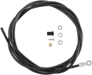 Shimano black disc brake hose kit with banjo fitting and sealing washers