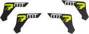 Magura MT7 cover kit with black and yellow MTB graphics, set of four pieces