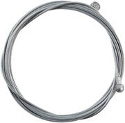 Galvanized brake cable coil with metal end caps, braided steel wire