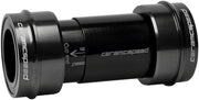 CeramicSpeed PF30 road bottom bracket with DUB road spindle, black cylindrical unit