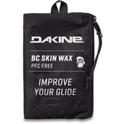 Dakine backcountry skin wax 50g pouch, black fabric with BC Skin Wax text