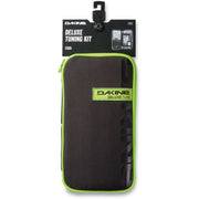 Dakine Deluxe Tune Tuning Kit—black case with neon green zipper and accessory pouches