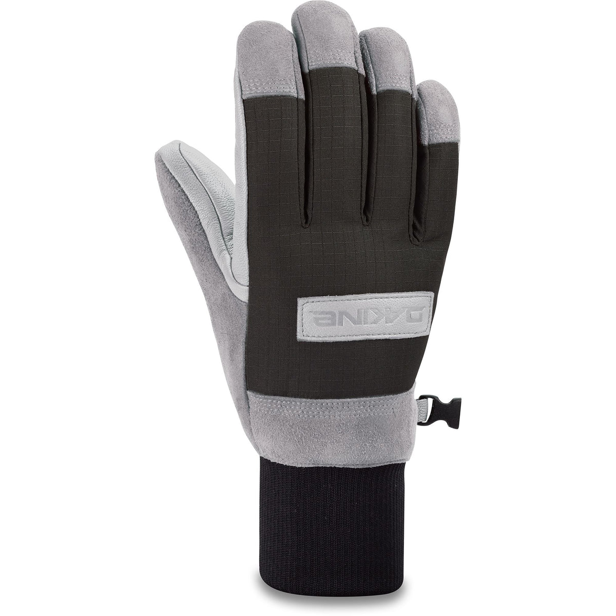 Dakine Pinto gloves in steel gray with dark palm and logo patch