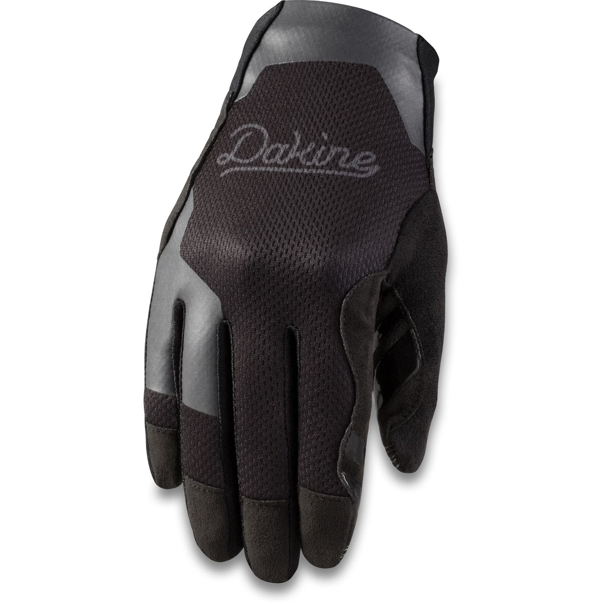 Dakine women's covert glove, black textured palm and fingertips with logo patch