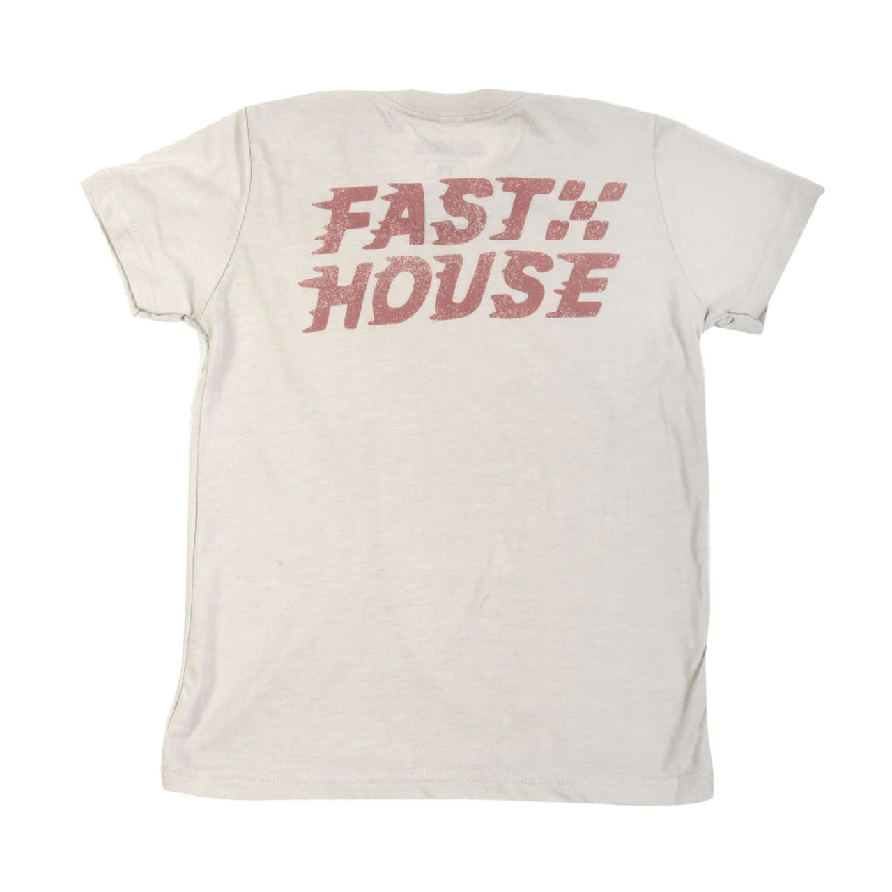 Youth girls natural drift tee with FAST HOUSE back print