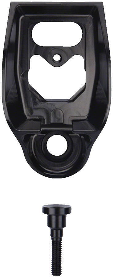 Black plastic stem head unit mount with threaded bolt