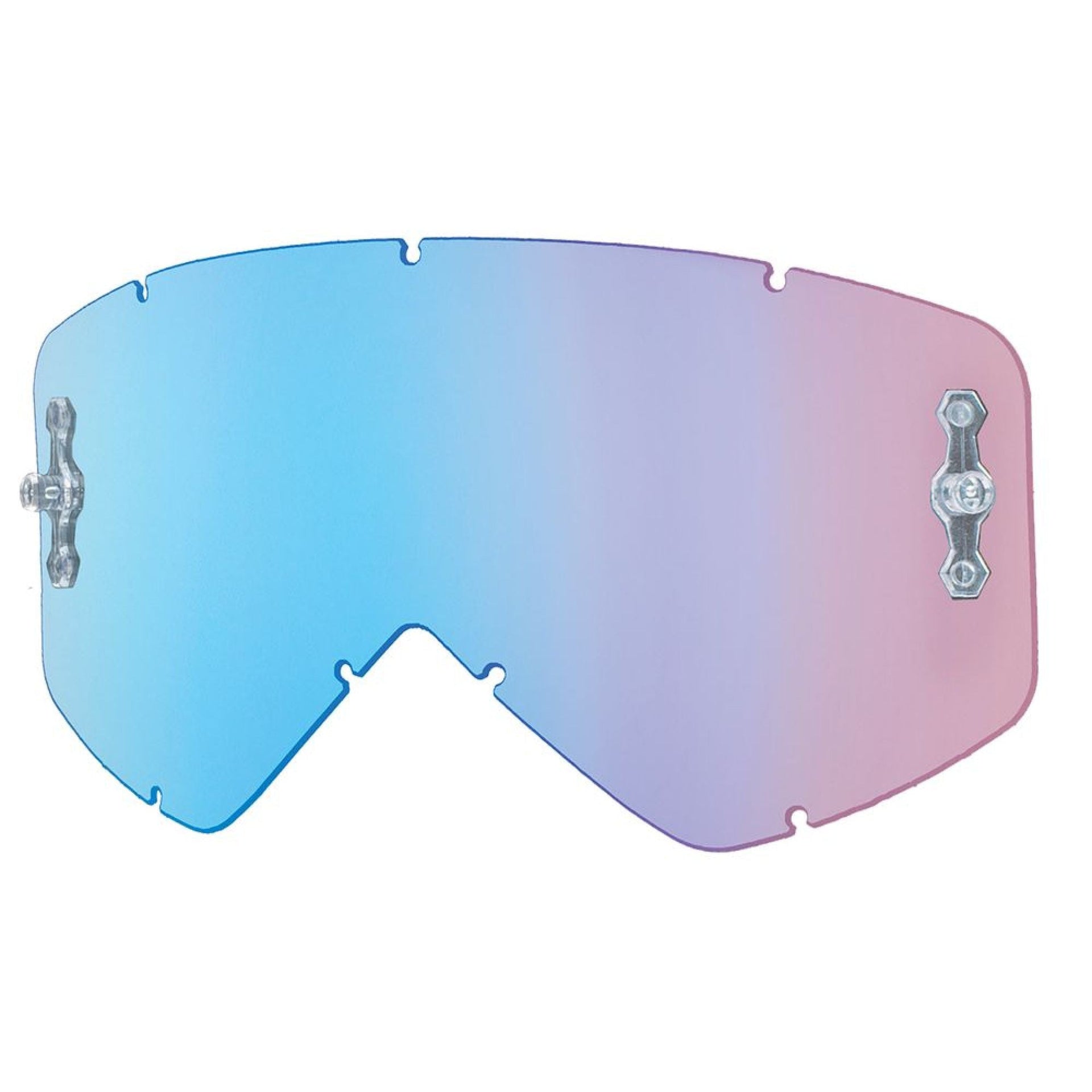 Smith Fuel replacement lens with blue-to-purple reflective mirror tint