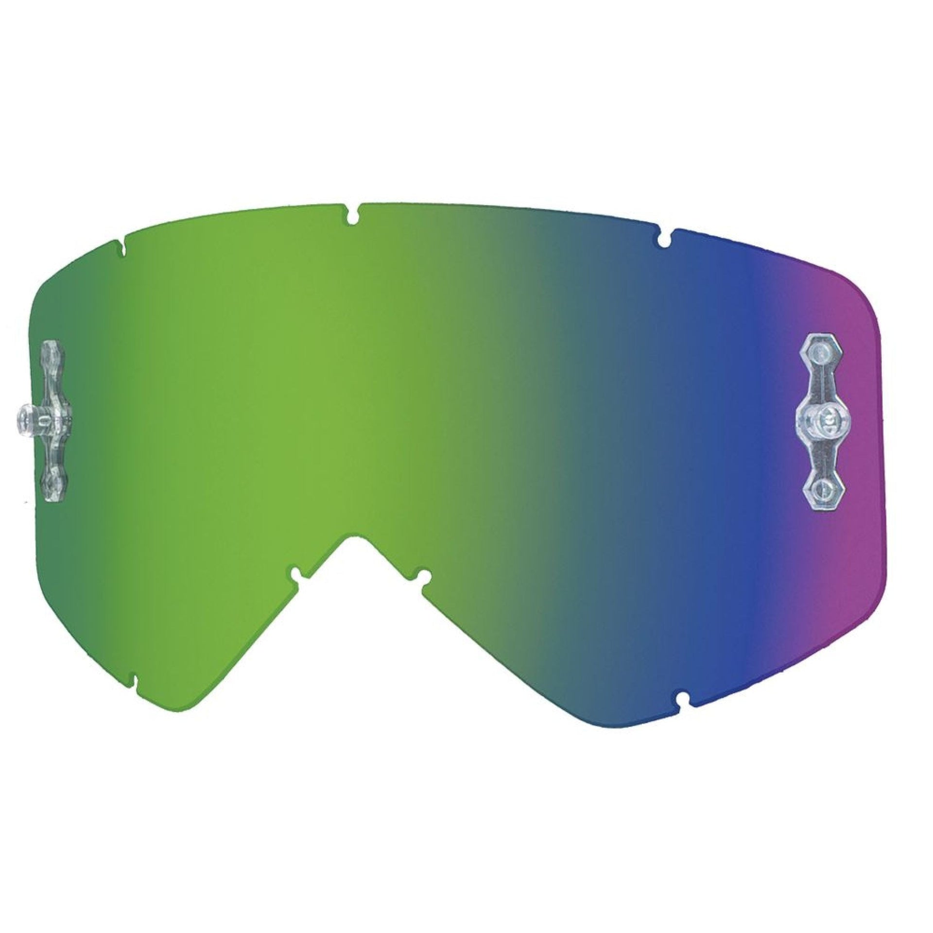 Smith Fuel replacement lens with green-to-blue reflective mirror tint
