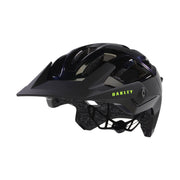 Oakley DRT5 Maven matte black helmet with ventilation vents and chin strap