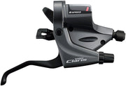 Shimano Claris right flat bar shift/brake lever, 8-speed, black and gray