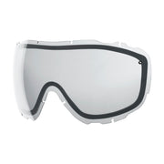 Smith Prophecy Turbo clear goggle lens with dark frame and nose bridge