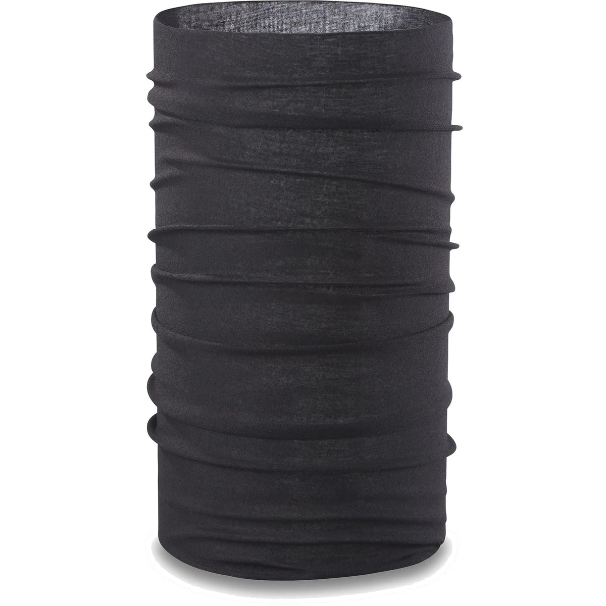 Dakine Prowler Tube neck gaiter, dark solid tubular design with stitched folds