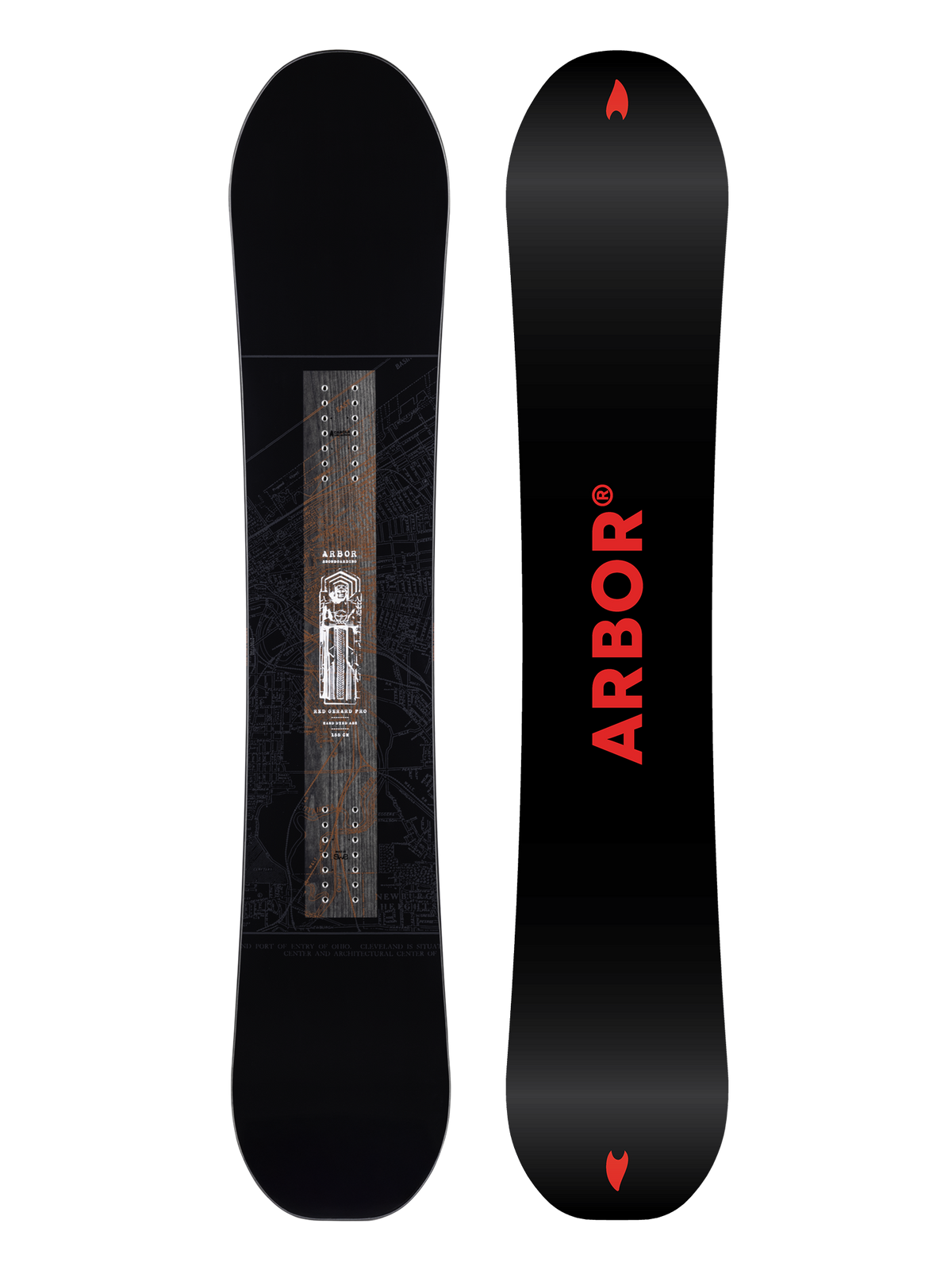 Arbor Red Gerard Pro Snowboard — Red Gerard Pro Snowboard