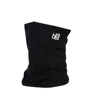 Tube scarf, bS logo, dark galaxy print with lightning-style lines