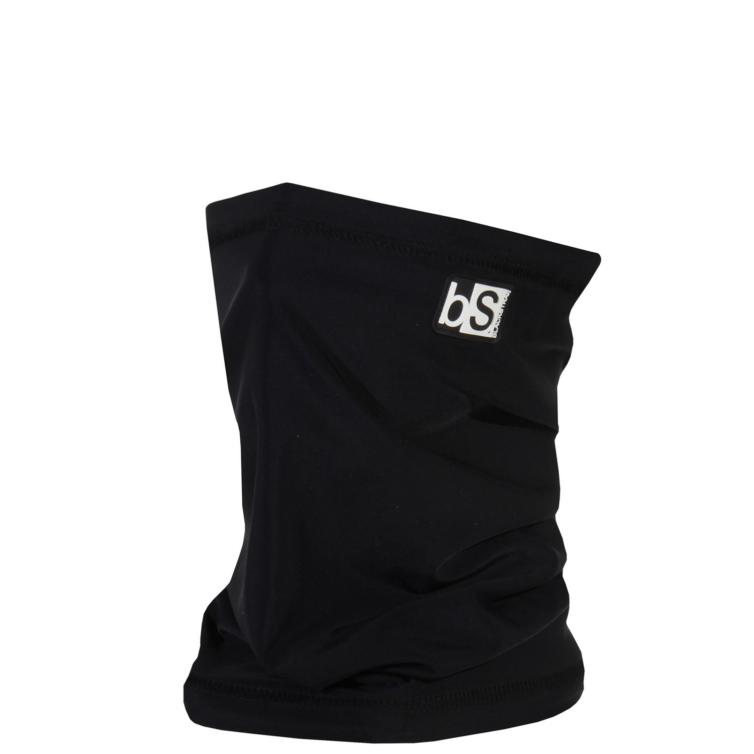Tube scarf, bS logo, dark galaxy print with lightning-style lines