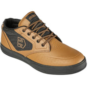Etnies Semenuk Pro MTB shoe in copper with tan laces, black side panel, and tread sole