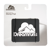 Black Dreamruns stomp pad with adjustable mounting strap
