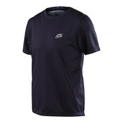 Troy Lee Designs Youth Flowline SS jersey, dark carbon with small chest logo