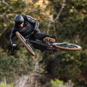 Long-sleeve motocross jersey, black heather-gray with FastHouse logo on chest