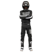 Black air-cooled motocross jersey with Fasthouse graphic and long sleeves