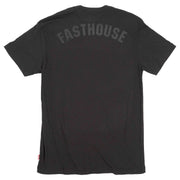 Fasthouse Velocity tech T-shirt in black with large back Fasthouse logo