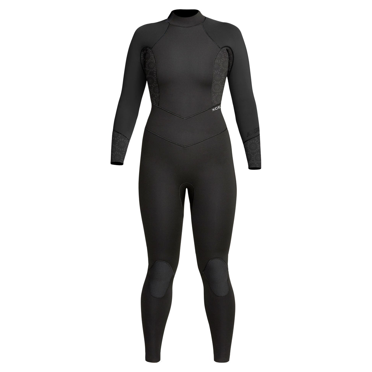 XCEL Women's Axis X Back Zip 4/3mm Fullsuit - Black / 6 Tall