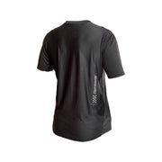 Youth short-sleeve jersey, heather charcoal back with vertical Fasthouse-style print