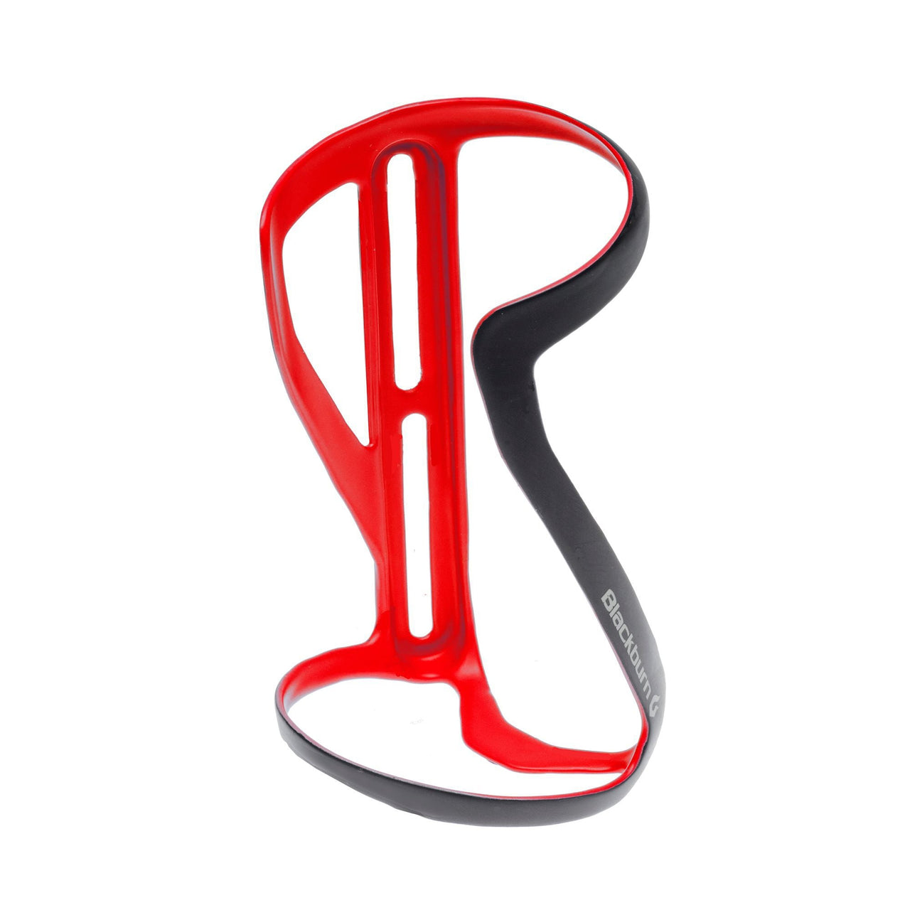 Blackburn carbon side-entry bottle cage, red with vertical frame slots