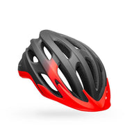 Bike MIPS helmet, dark gray shell with bright red lower trim and vents