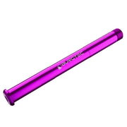 Burgtec RockShox purple fork axle 15x110mm, cylindrical bolt with logo