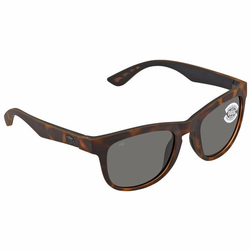 Costa Del Mar Copra Matte Retro Sunglasses - Costa Copra Sunglasses Matte Retro Tortoise/Crystal/Black/Gray 580Glass