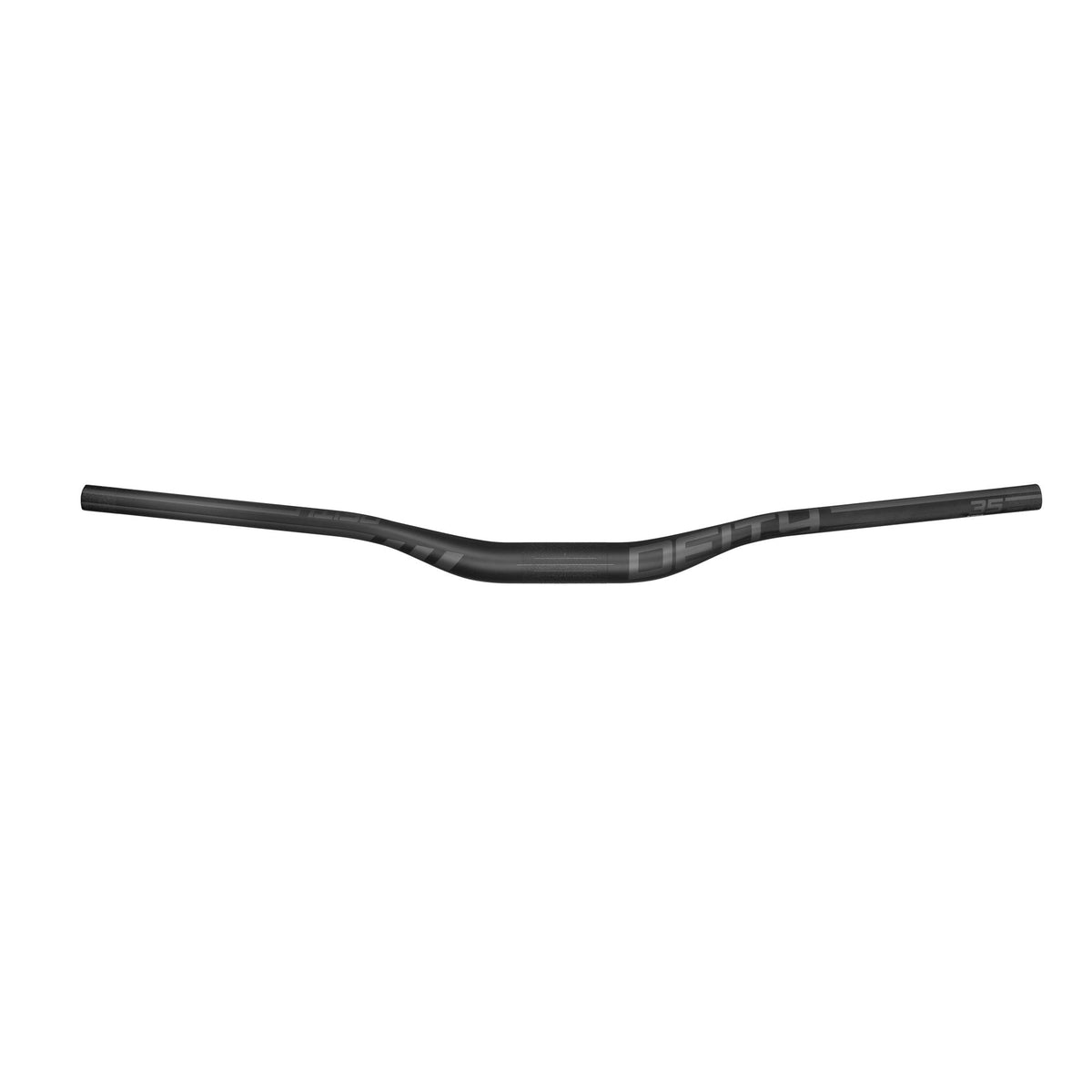 Carbon riser handlebar with curved shape, 30mm rise, 810mm length