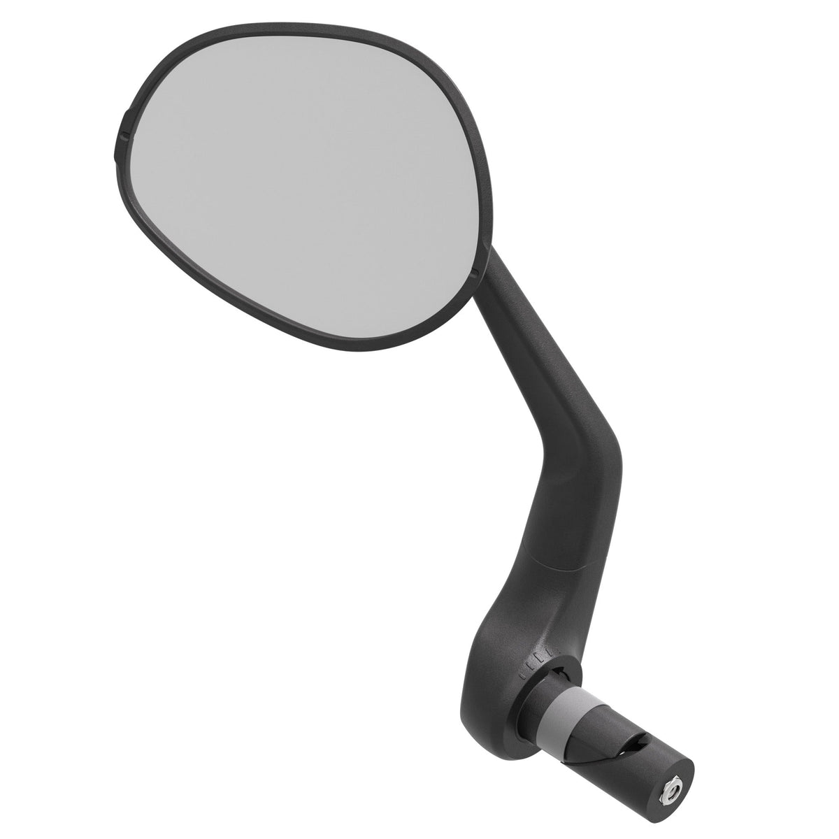 Ergon RM touring mirror with round convex glass and black arm