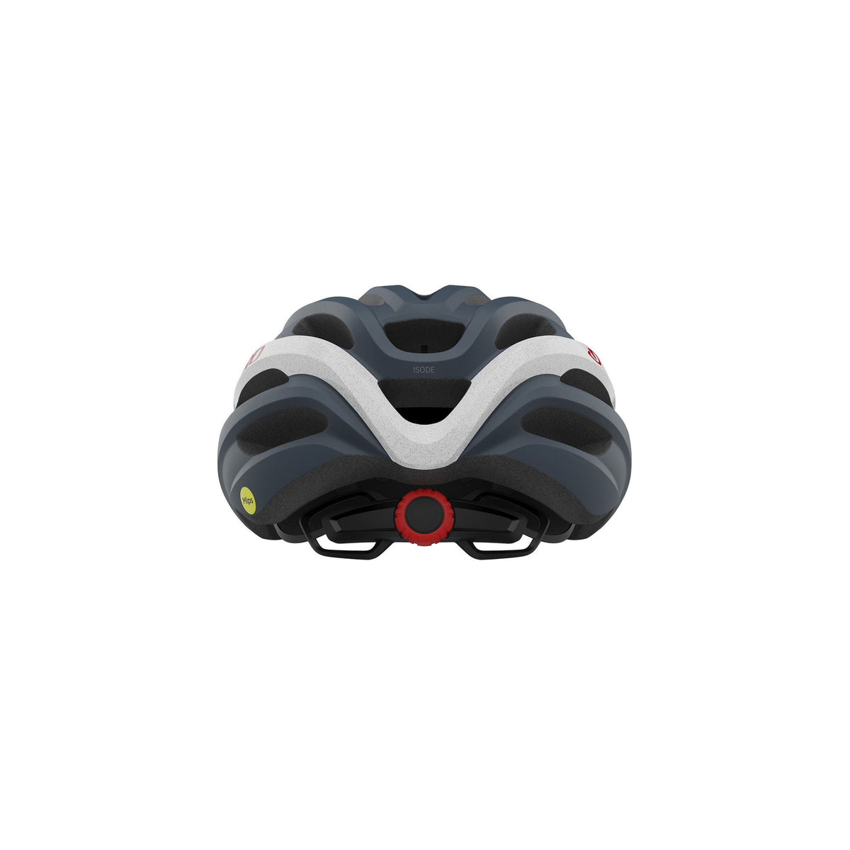 Giro Isode MIPS helmet, light gray/black with red rear dial ring and front vents