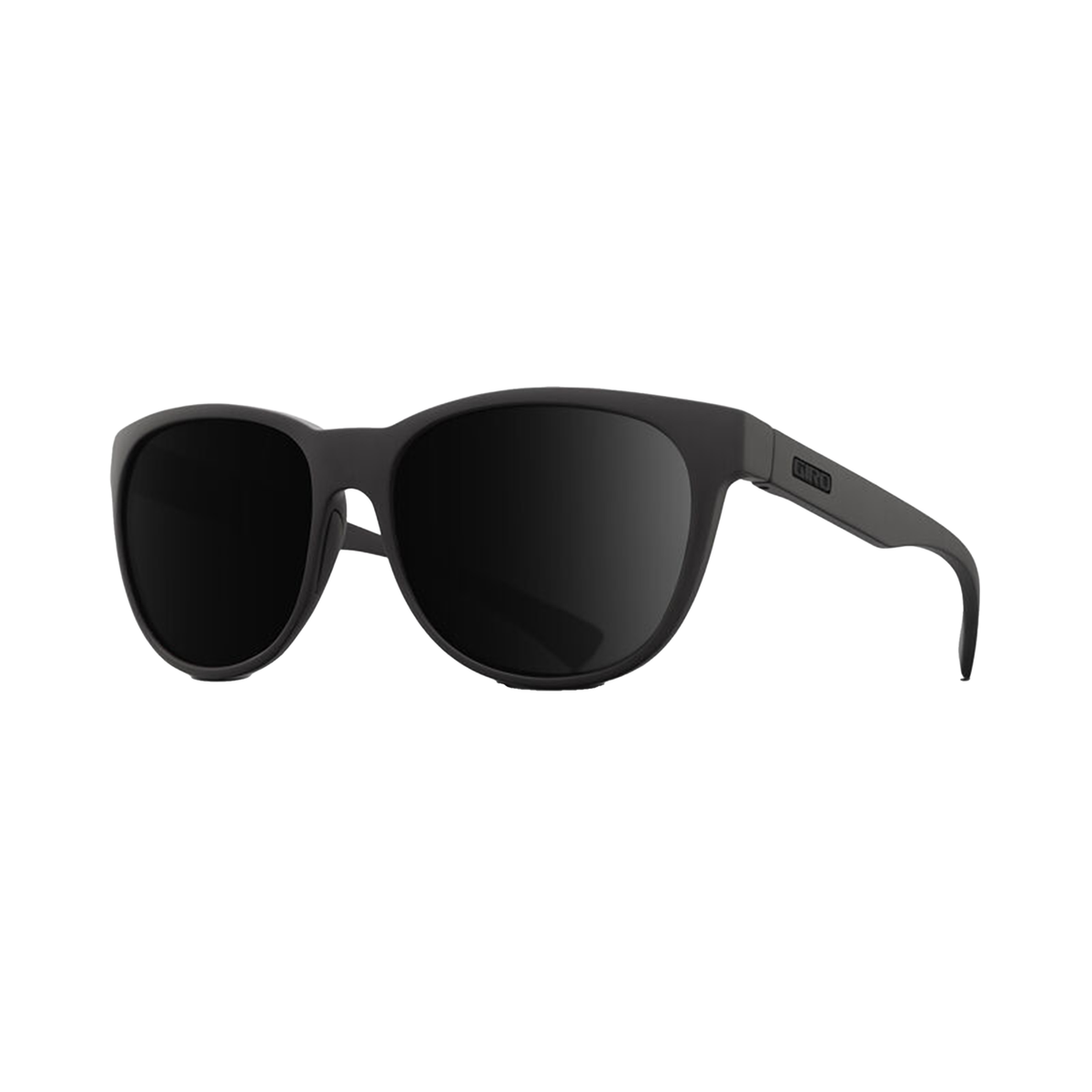 Giro Lupra sunglasses with matte black frame and dark smoke lenses