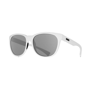 Giro Lupra sunglasses with matte clear frame and gray lenses