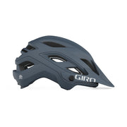 Bicycle helmet, matte portaro gray with black vent channels and adjustment dial