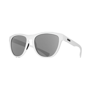 Giro Mills sunglasses, matte clear frame with gray lenses