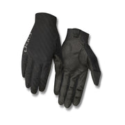 Giro women’s Riv'ette cycling gloves in dark black with perforated leather palm and grip