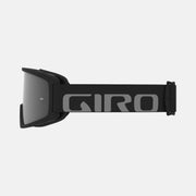 Giro MTB goggles in black with wraparound lens and strap