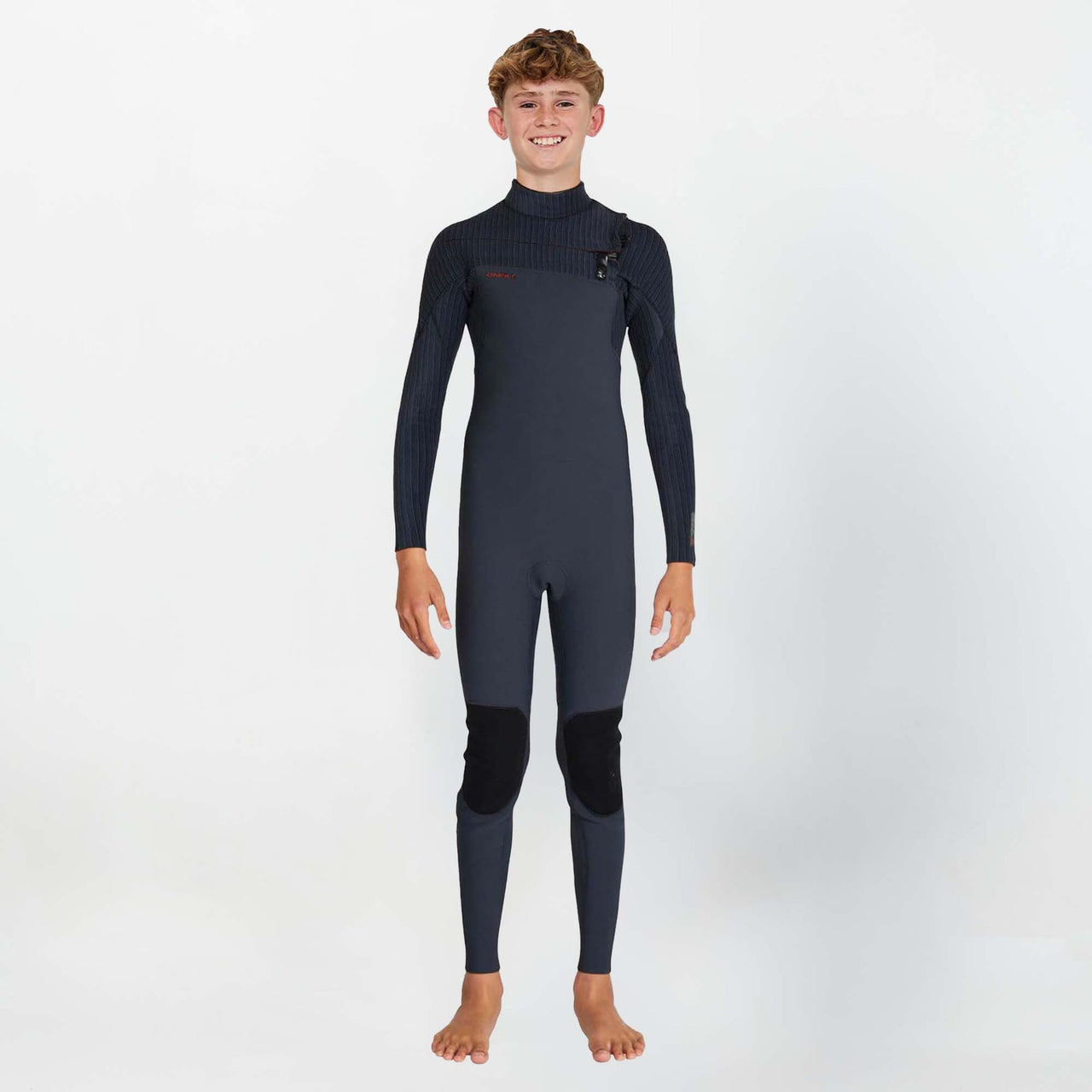 O'Neill YOUTH HYPERFREAK FIRE 4/3mm+ CHEST ZIP Fullsuit - Oil Smoke / 12