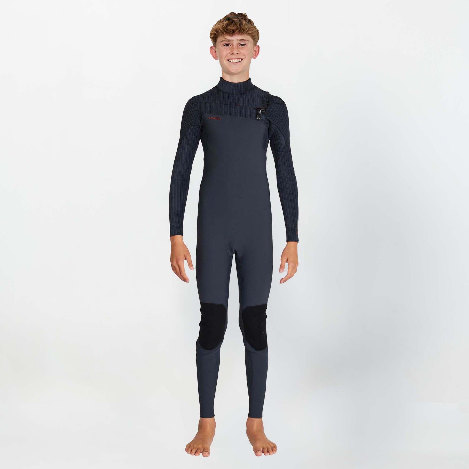 O'Neill YOUTH HYPERFREAK FIRE 4/3mm+ CHEST ZIP Fullsuit - Oil Smoke / 12