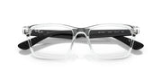 Ray-Ban RX7025 prescription eyewear frames, front view with dark interior temples