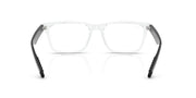 Ray-Ban RX7025 prescription eyewear frames, front view with gray temple tips