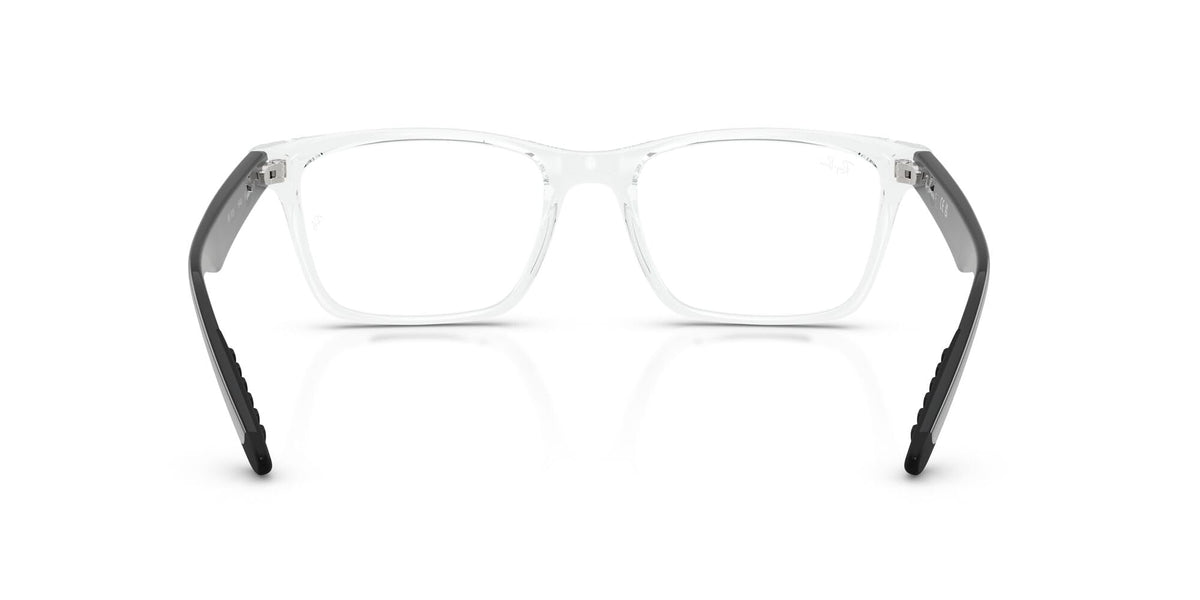 Ray-Ban RX7025 prescription eyewear frames, front view with gray temple tips