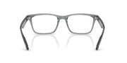 Ray-Ban RX7025 prescription eyewear frames, front view with dark temple end caps