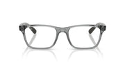 Ray-Ban RX7025 prescription eyewear frames, translucent gray front with dark temples