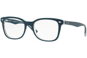 Ray-Ban RX5285 Prescription Eyewear Frames — Turquoise On Transparent/Demo Lens — view 12