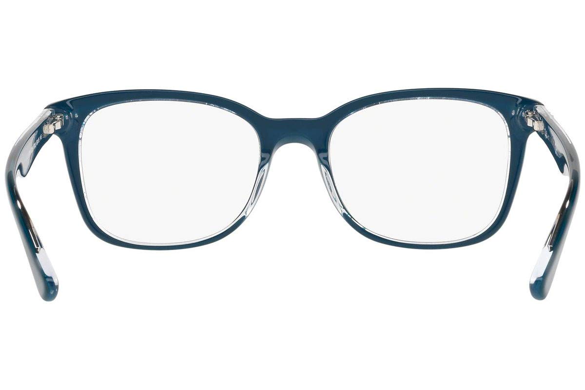 Ray-Ban RX5285 Prescription Eyewear Frames — Turquoise On Transparent/Demo Lens — view 15
